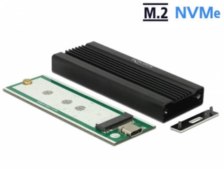 Delock Externí pouzdro pro M.2 NVMe PCIe SSD se SuperSpeed USB 10 Gbps (USB 3.1 Gen 2) USB Type-C™ samice