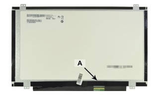 2-Power náhradní LCD panel pro notebook 14.0 WXGA HD 1366x768 LED lesklý 40pin