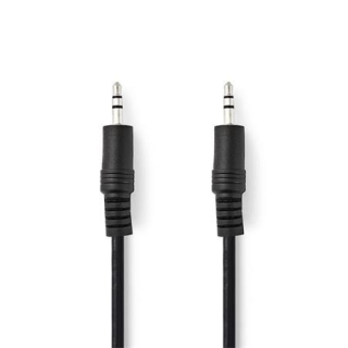 Nedis CAGB22000BK50 - Stereofonní Audio Kabel | 3,5mm Zástrčka - 3,5mm Zástrčka | 5 m | Černá barva
