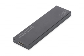 DIGITUS USB Type-C 3.1 Externí SSD skříň M.2 (NGFF) B-Key, alu pouzdro, černá, chipset: EP9461E chipset: EP9461E