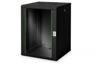 DIGITUS Nástěnná skříňka 16U, Unique Series 820x600x600 mm, barva černá (RAL 9005)