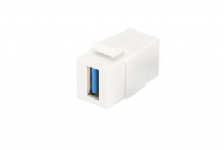 DIGITUS Keystone jack USB 3.0 pro DN-93832, čistě bílý (RAL 9003)