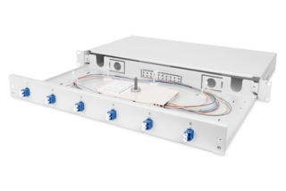 DIGITUS Professional Fiber Optic Splice Box, Equipped, LC, OS2