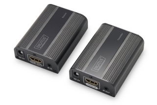 DIGITUS 4K HDMI 2.0 Extender Set, UHD 4K * 2K @ 60 Hz 30/60 m přes síťový kabel (kat. 6, 6a, 7),