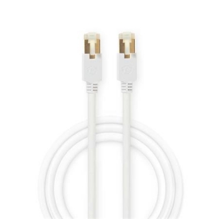 Nedis CCGB85221WT100 - CAT6 S/FTP Síťový Kabel | RJ45 (8P8C) Zástrčka – RJ45 (8P8C) Zástrčka | 10 m | Bílá barva