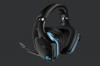 Logitech náhlavní drátová herní souprava G635 7.1 DTS Lightsync - černé