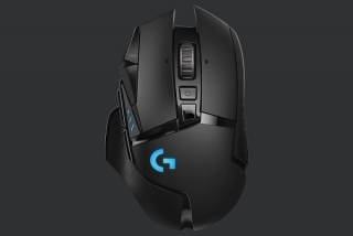 Logitech myš Gaming G502 Lightspeed/Powerplay/Hero - bezdrátová,11 tlačítek, černá, 100-16 000dpi