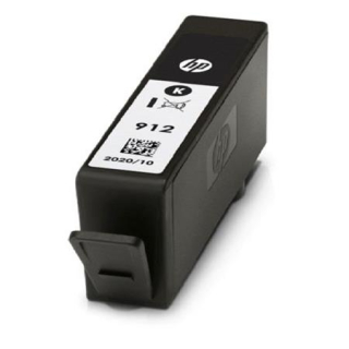HP 912 Black Original Ink Cartridge stran - 300 stran pro OJ 8023