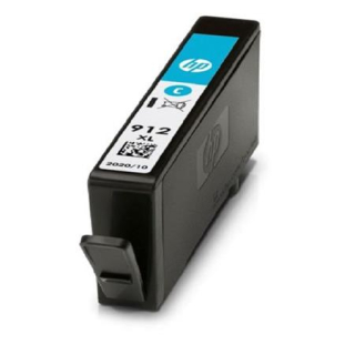 HP 912XL High Yield Cyan Original Ink Cartridge - 825 stran pro OJ 8023