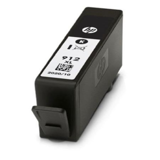 HP 912XL High Yield Black Original Ink Cartridge - 825 stran pro OJ 8023
