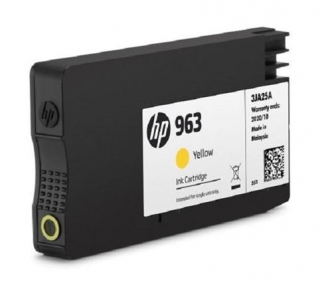 HP 963 Yellow Original Ink Cartridge - 700 stran pro OJ 9010, 9013,9020