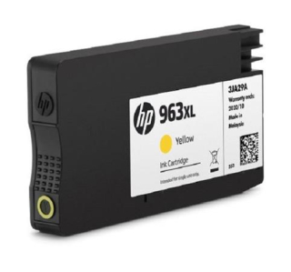 HP 963XL High Yield Yellow Original Ink Cartridge - 1600 stran pro OJ 9010, 9013,9020