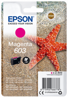 EPSON cartridge T03U3 magenta (hvězdice)