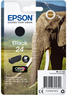 EPSON cartridge T2421 black (slon)