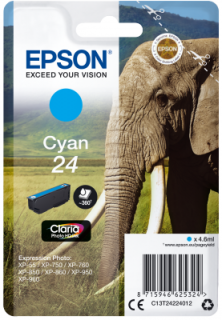 EPSON cartridge T2422 cyan (slon)