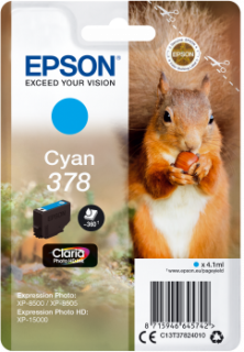 EPSON cartridge T3782 cyan (veverka)