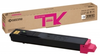 Kyocera toner TK-8115M červený na 6 000 A4 (při 5% pokrytí), pro ECOSYS M8124cidn, M8130cidn