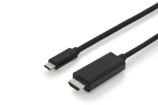 Digitus kabelový převodníkl USB typu C na HDMI 5,0 m, 4K/60Hz, 18 GB, CE, bl, zlacené konektory
