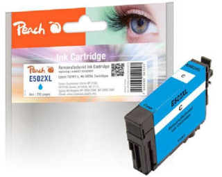 PEACH kompatibilní cartridge Epson T02W2, No 502XL azurová, 8ml