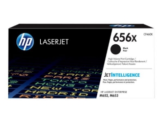 HP 656X Černá originální tonerová kazeta LaserJet s vysokou výtěžností pro HP Color LaserJet Enterprise M652 / M653