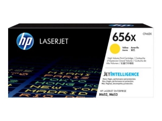 HP 656X Žlutá originální tonerová kazeta LaserJet s vysokou výtěžností pro HP Color LaserJet Enterprise M652 / M653