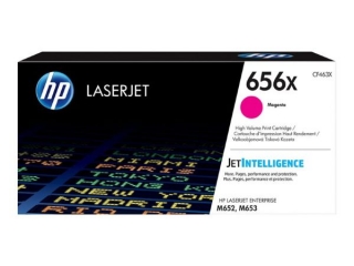 HP 656X Purpurová originální tonerová kazeta LaserJet s vysokou výtěžností pro HP Color LaserJet Enterprise M652 / M653