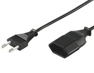PremiumCord Kabel síťový prodlužovací dvojvidlice 230V 5m