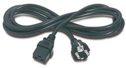 PremiumCord Kabel síťový k počítači 230V 16A 1,5m IEC 320 C19 konektor