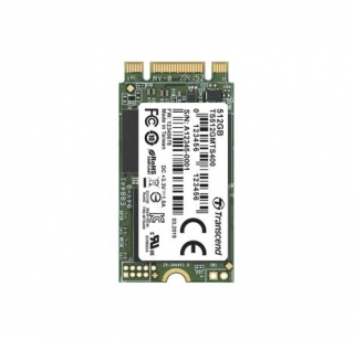 TRANSCEND MTS400 512GB SSD disk M.2 2242, SATA III 6Gb/s (MLC), 530MB/s R, 470MB/s W