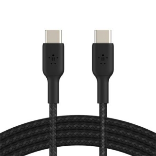 Belkin USB-C na USB-C kabel, 1m, černý - odolný