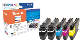 PEACH kompatibilní cartridge Brother LC-3211 MultiPack, 1x4.8ml, 3x2.9ml