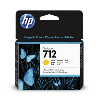 HP 712 29-ml Yellow DesignJet Ink
