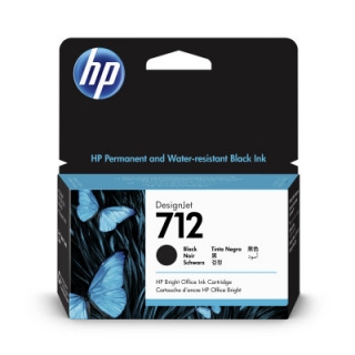 HP 712 38-ml Black DesignJet Ink