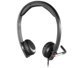 Logitech náhlavní souprava USB H650e stereo - černá