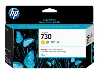 HP 730 130-ml Yellow Ink Crtg