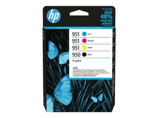 HP 950 Black/951 CMY Original Ink Cartridge 4-Pack