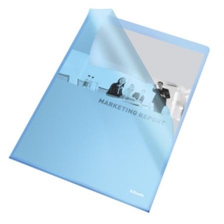 Desky L Esselte Standard A4, OP, 115 mic, sáček 25 ks, modrá