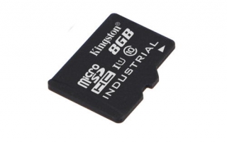 KINGSTON 8GB microSDHC Industrial C10 A1 pSLC Card Single Pack w/o Adapter