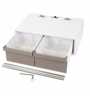 ERGOTRON CareFit™ Pro Double Tall Drawer, dodatečný vysoký šuplík k vozíku Carefit