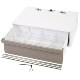 ERGOTRON CareFit™ Pro Single Tall Drawer, dodatečný vysoký šuplík k vozíku Carefit