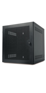 NetShelter WX 13U Vented Front Door Black