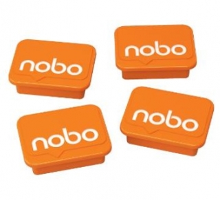 Magnety Nobo 30 mm, oranžové (4)