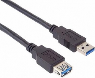 PremiumCord Prodlužovací kabel USB 3.0 Super-speed 5Gbps A-A, MF, 9pin, 1m