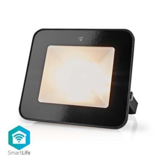 Nedis WIFILOFC20FBK - Chytrý LED Světlomet| 1600 lm | Wi-Fi | 20 W | RGB / Warm to Cool White | 2700 - 6500 K | Hliník