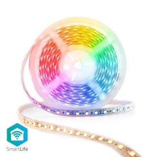 Nedis WIFILS51CRGB Smart LED pásek Wi-Fi | Více barev | 5000 mm | IP65 | 700 lm, F