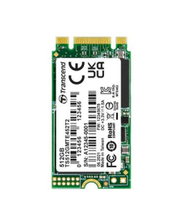 TRANSCEND MTE452T2 512GB 3K P/E SSD disk M.2, 2242 PCIe Gen3 x2 NVMe 1.3 (3D TLC), B+M Key, 1700MB/s R, 1250MB/s W