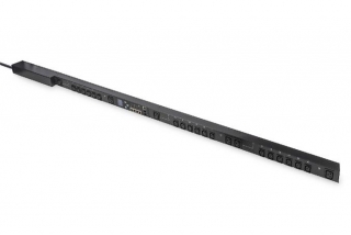 Digitus DN-95634 Smart PDU, Outlet Monitored & Switched, 1-phase, 16 A, 18 x C13, 6 x C19