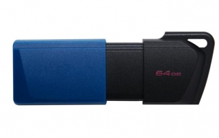 KINGSTON 64GB DataTraveler Exodia M 64 GB USB 3.2 1. generace (černá + modrá)