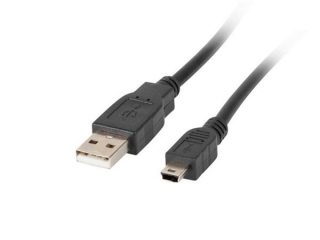 LANBERG USB MINI(M)->USB-A(M) 2.0 CABLE 1.8M BLACK (CANON)