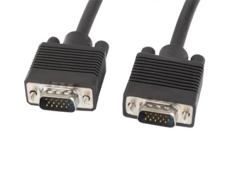 LANBERG VGA M/M CABLE 5M DUAL-SHIELDED FERRITE BLACK
